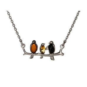 Collection Ambre PENDENTIF ARGENT AMBRE GI-CLO13M