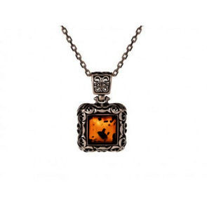 Collection Ambre PENDENTIF ARGENT AMBRE.GI-PE032