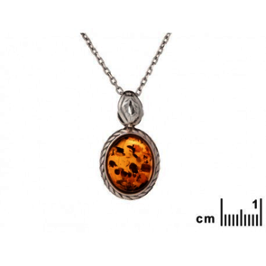 Collection Ambre PENDENTIF ARGENT AMBRE.KMOP1W