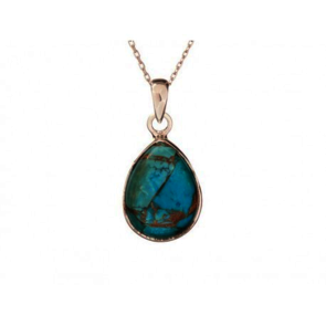 Collection Turquoise Pendentif turquoise reconstitué